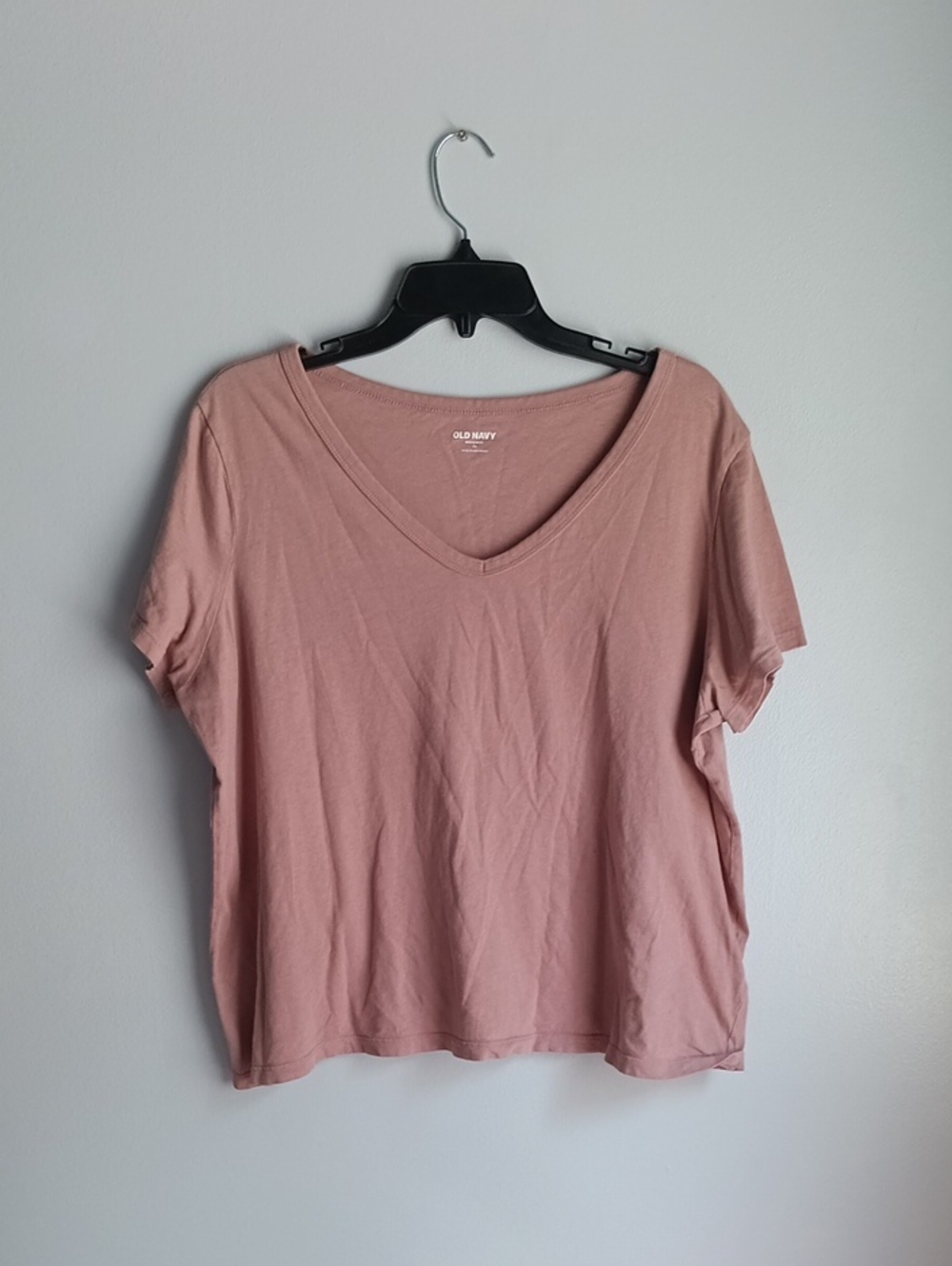 Old Navy Short Sleeve Cotton Tee Shirt in Dusty Pink